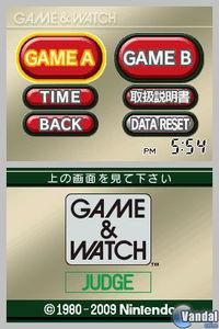 Primeras im�genes de las Game & Watch para DS