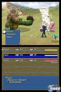 Nuevas im�genes de Final Fantasy IV