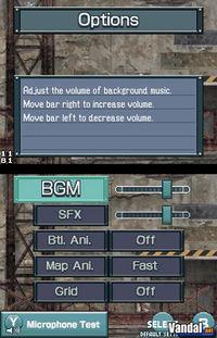 Pantalla Advance Wars: Dark Conflict