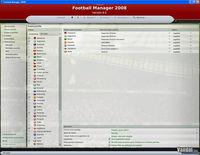 Pantalla Football Manager 2008