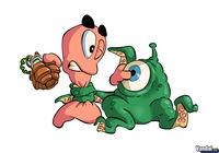 Portada y primeras ilustraciones de Worms para Wii
