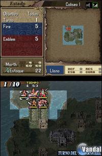 Pantalla Fire Emblem: Shadow Dragon