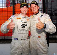 Lucas Ord��ez, ganador de GT Academy, triunfa en el circuito de Zolder