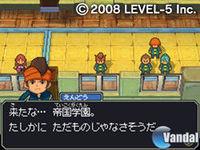 Level 5 muestra im�genes comparativas de Inazuma Eleven Compilation