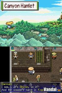Anunciado Mystery Dungeon: Shiren the Wanderer