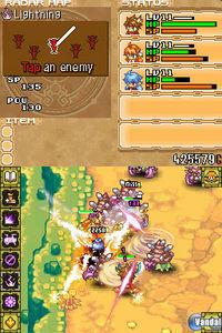 Pantalla Summon Night: Twin Age