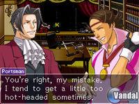 Pantalla Ace Attorney Investigations: Miles Edgeworth