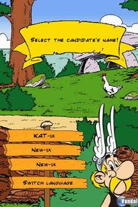 Pantalla Asterix Brain Trainer