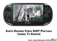 Earth Defense Force 2017 Portable llegar� a Europa