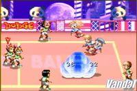 Pantalla Super Dodgeball Advance