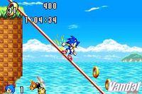 Pantalla Sonic Advance