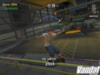 Pantalla Tony Hawk's Pro Skater 3