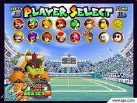 Pantalla Mario Tennis 64