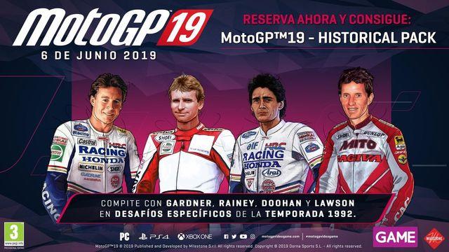 GAME details their incentives for the booking of MotoGP 19