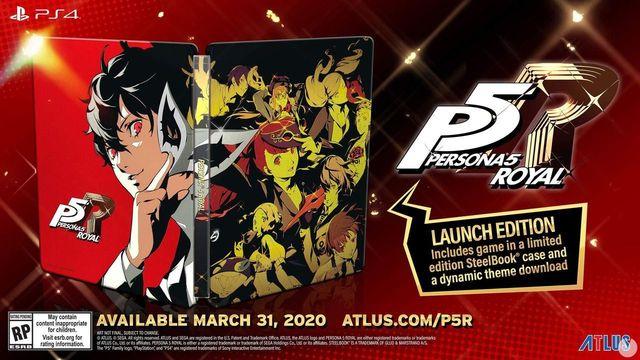 Person 5 Royal will arrive on the 31st of march to PS4