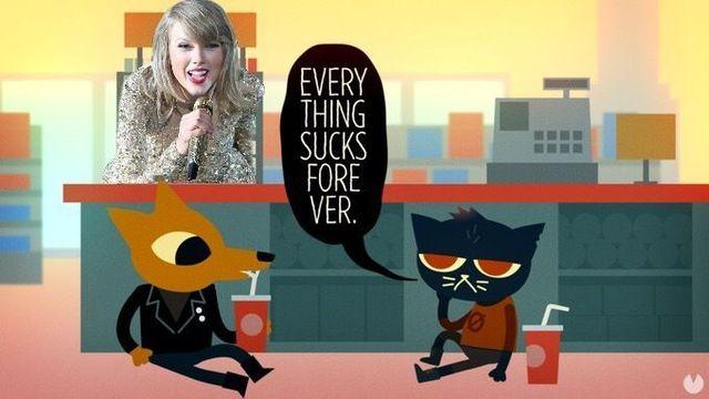 A new spot from Taylor Swift has a curious resemblance to Night in the Woods