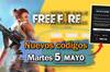Noticia FREE FIRE MAX | C�digos de hoy martes 5 de mayo de 2026 - Recompensas gratis
