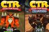 Noticia Comparan los grficos y diseos de Crash Team Racing y su remake
