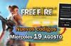 Noticia FREE FIRE MAX | Códigos de hoy miércoles 19 de agosto de 2026 - Recompensas gratis