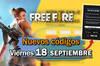 Noticia FREE FIRE MAX | Códigos de hoy viernes 18 de septiembre de 2026 - Recompensas gratis