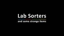 Imagen 2 de Lab Sorters and some strange items