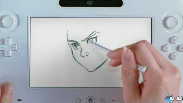 El mando de Wii U - Dibujando