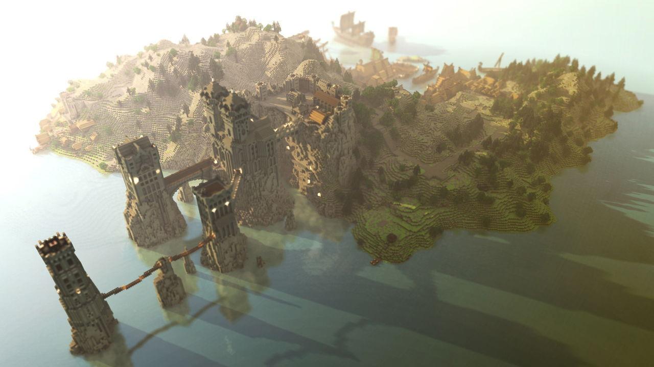  The recreation of the world of Game of Thrones in Minecraft shows progress 