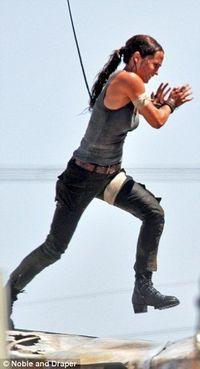 First image of Alicia Vikander as Lara Croft in the new movie Tomb Raider